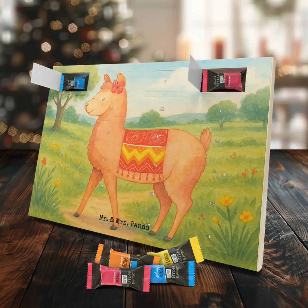 Chocolate advent calendar alpaca Proud Design alpaca, animal, llama, pako, camel, Peru, favourite animal
