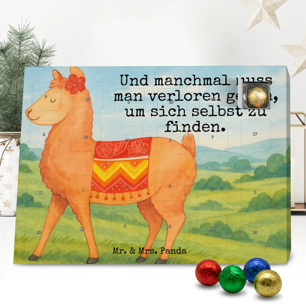 Chocolate advent calendar alpaca Proud Design alpaca, animal, llama, pako, camel, Peru, favourite animal