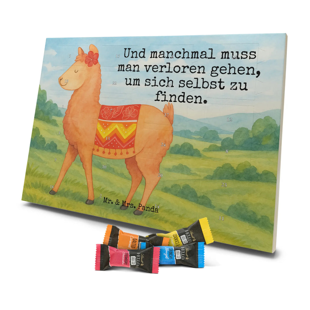 Chocolate advent calendar alpaca Proud Design alpaca, animal, llama, pako, camel, Peru, favourite animal