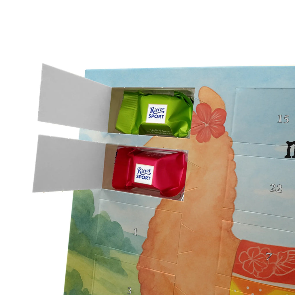 Chocolate advent calendar alpaca Proud Design alpaca, animal, llama, pako, camel, Peru, favourite animal