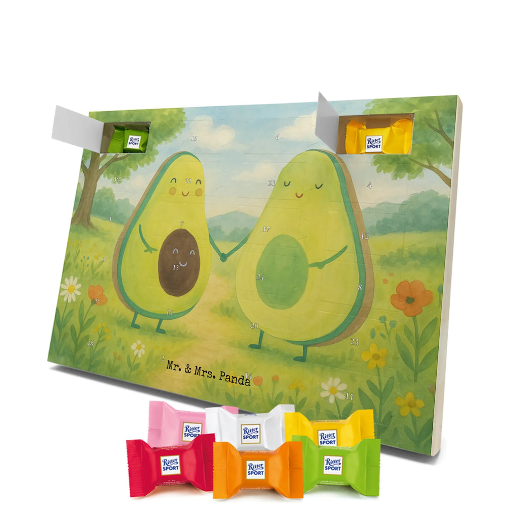 Chocolate advent calendar avocado pair Design vegetables, birth, children, pregnancy, wedding