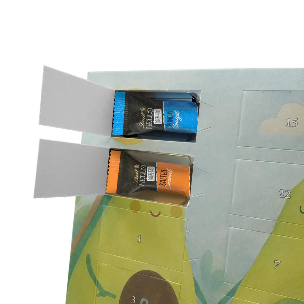 Chocolate advent calendar avocado pair Design vegetables, birth, children, pregnancy, wedding