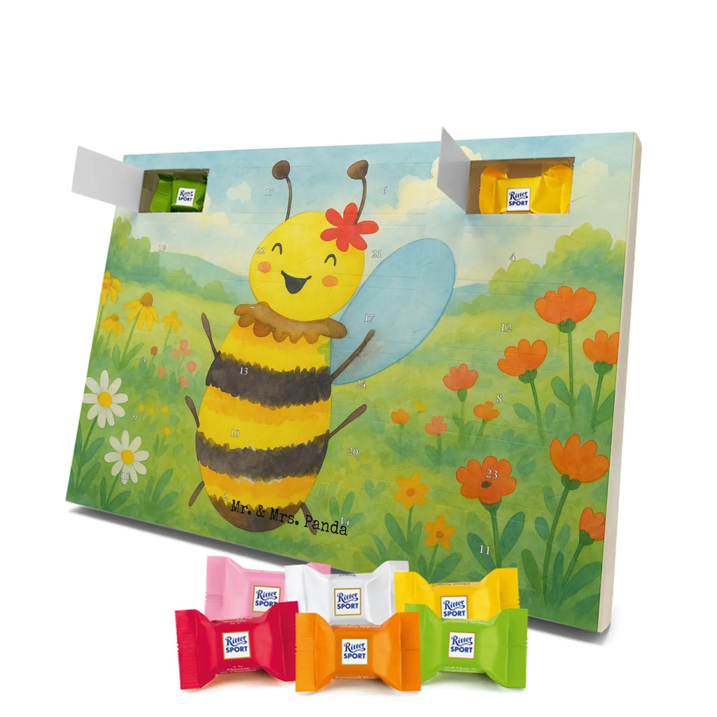 Chocolate advent calendar bee happy Design wasp, bumblebee
