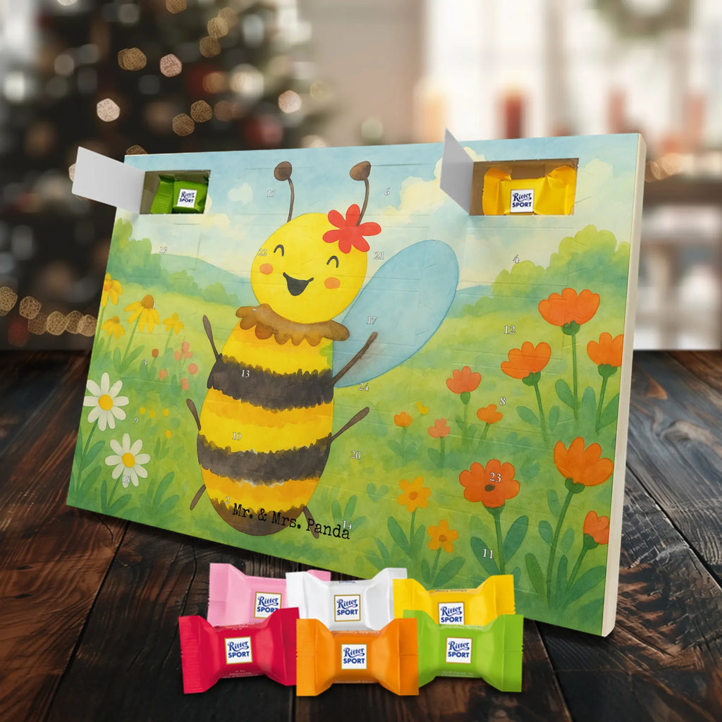 Chocolate advent calendar bee happy Design wasp, bumblebee