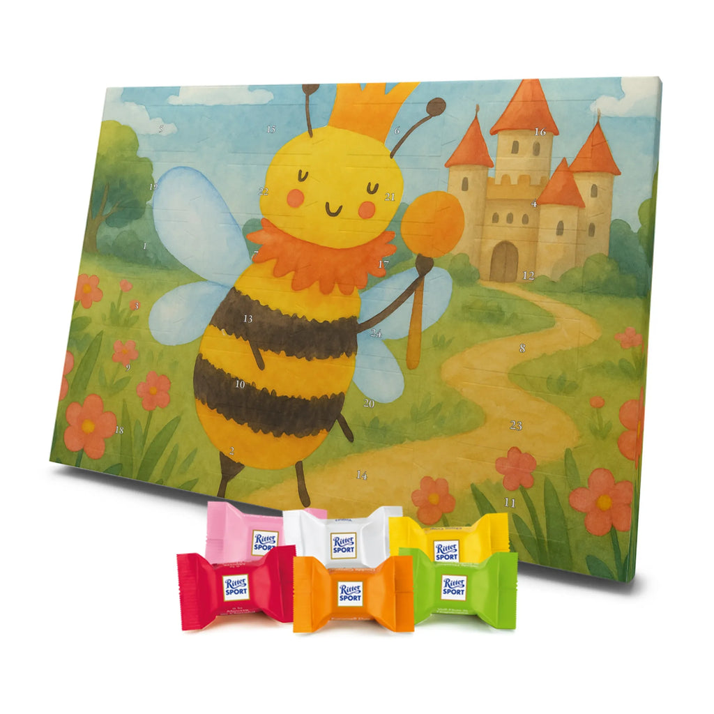 Chocolate advent calendar bee king Design wasp, bumblebee