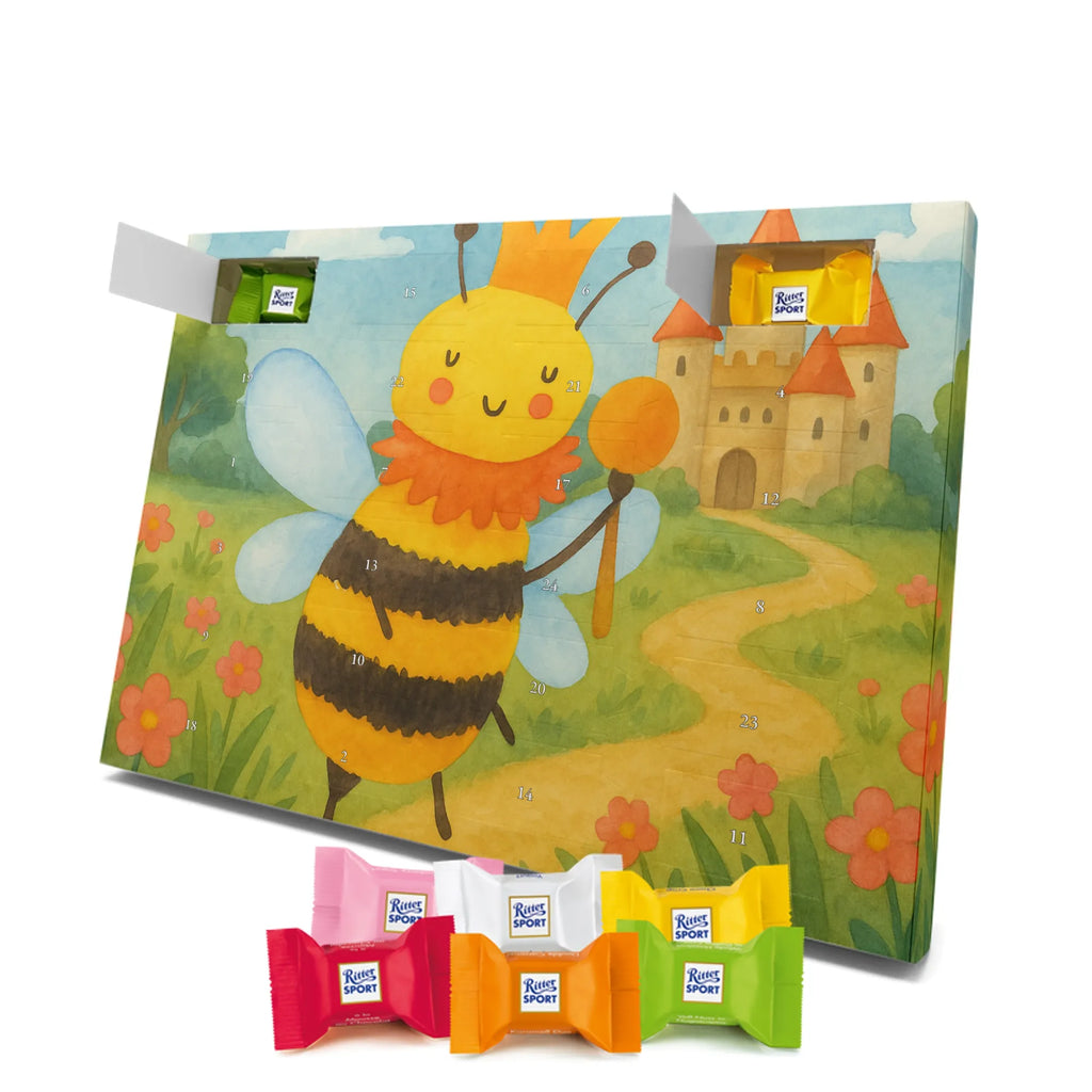 Chocolate advent calendar bee king Design wasp, bumblebee