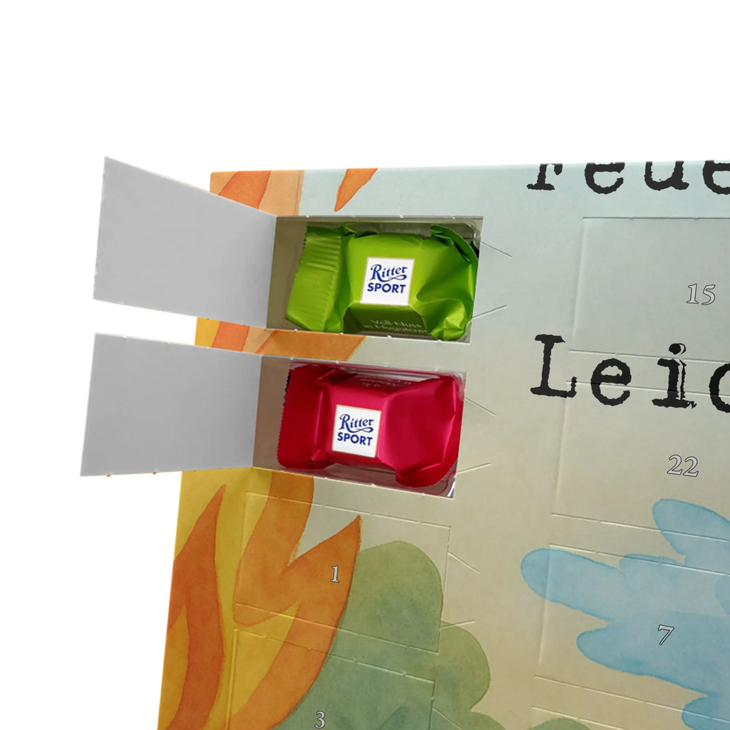 Chocolate advent calendar firefighter passion Design gift, promotion, anniversary, retirement, sayings, job start, gift idea, best, farewell gift, profession, passing exam