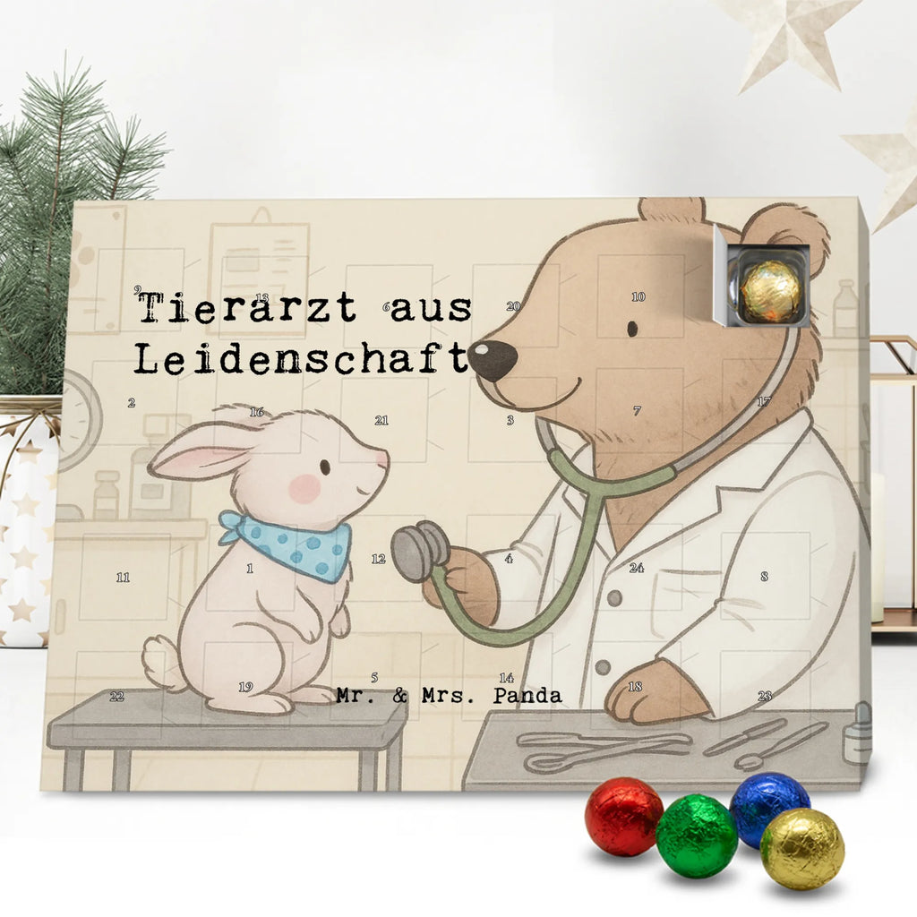 Chocolate advent calendar Veterinarian Passion Design gift, promotion, anniversary, retirement, sayings, job start, gift idea, best, farewell gift, profession, passing exam