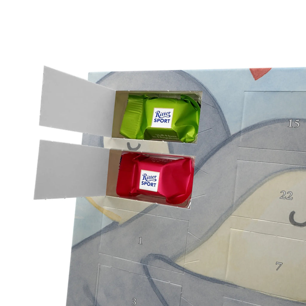 Chocolate advent calendar penguin best cousin in the world Design thank you, birthday, gift idea, birthday present, gift tip, make you happy, giving, for, gift, daughter of aunt, relatives, daughter of uncle