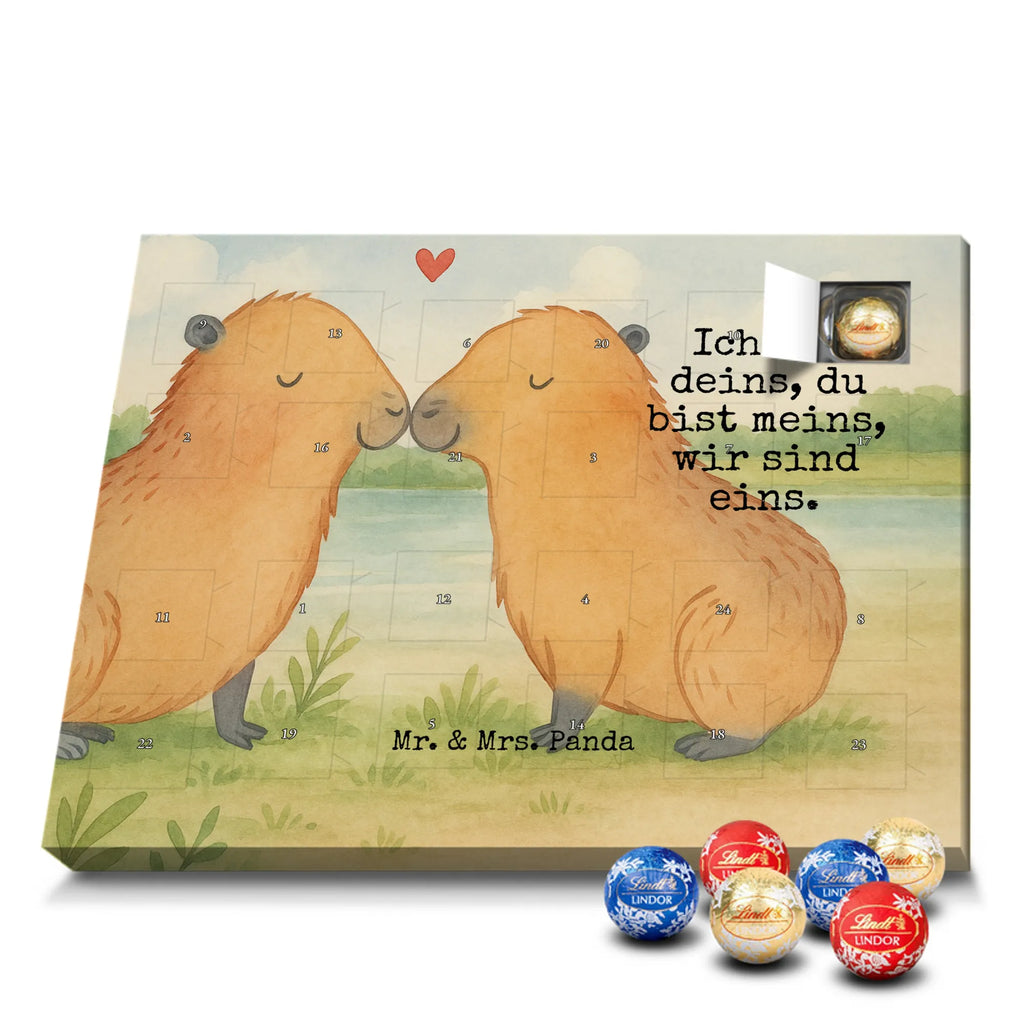 Chocolate advent calendar Capybara love Design gift ideas, gifts, card, animal lover, special gifts, good mood, funny sayings, hand drawn, cute animal motives, cute, small animals