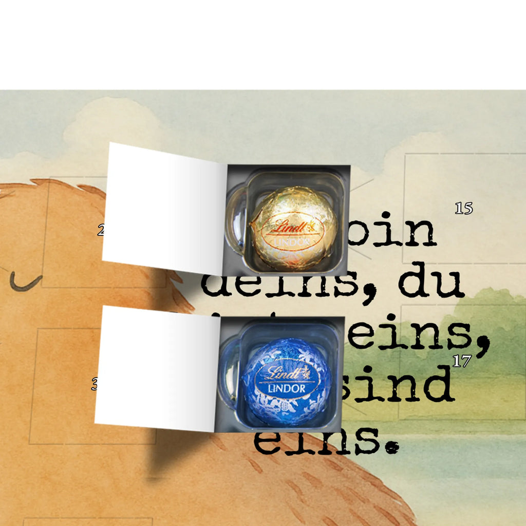 Chocolate advent calendar Capybara love Design gift ideas, gifts, card, animal lover, special gifts, good mood, funny sayings, hand drawn, cute animal motives, cute, small animals