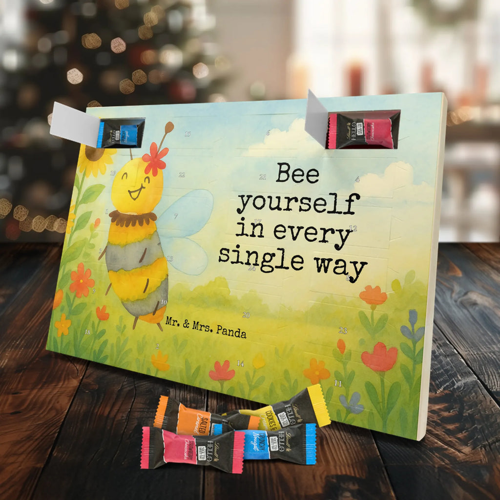 Chocolate advent calendar bee flower Design wasp, bumblebee