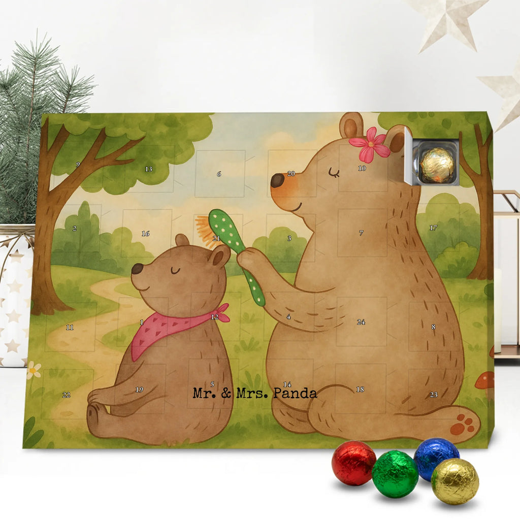 Chocolate advent calendar bear child Design Father's Day, Mother's Day, Gift