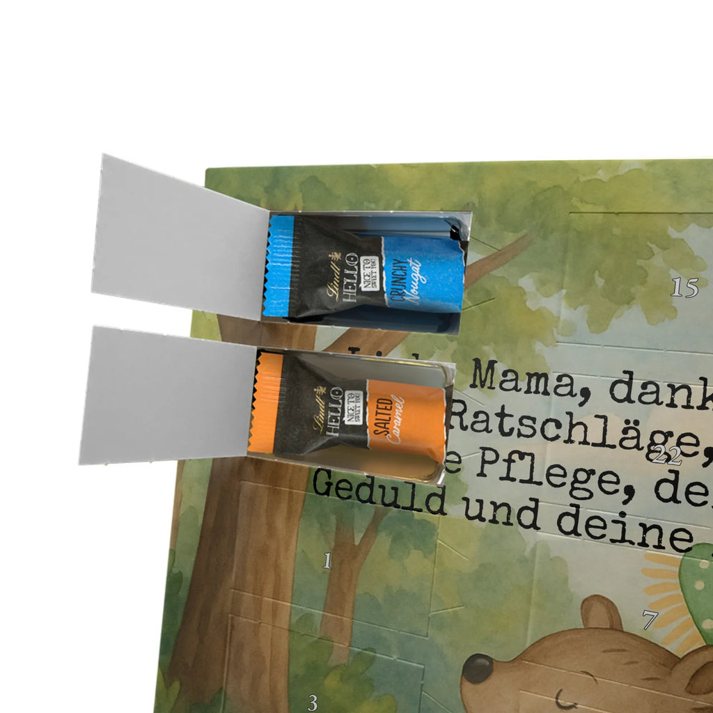 Chocolate advent calendar bear child Design Father's Day, Mother's Day, Gift