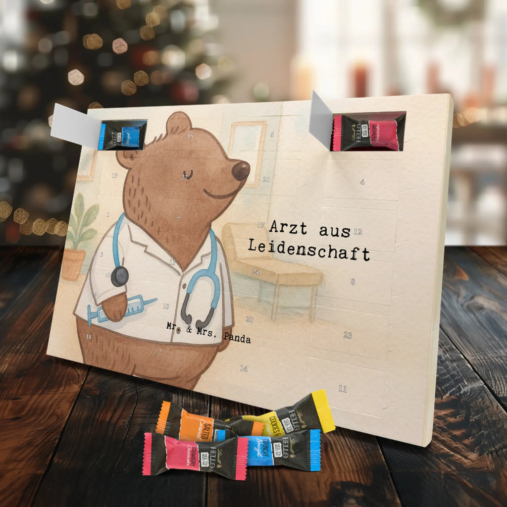 Chocolate advent calendar Doctor Passion Design gift, promotion, anniversary, retirement, sayings, job start, gift idea, best, farewell gift, profession, passing exam