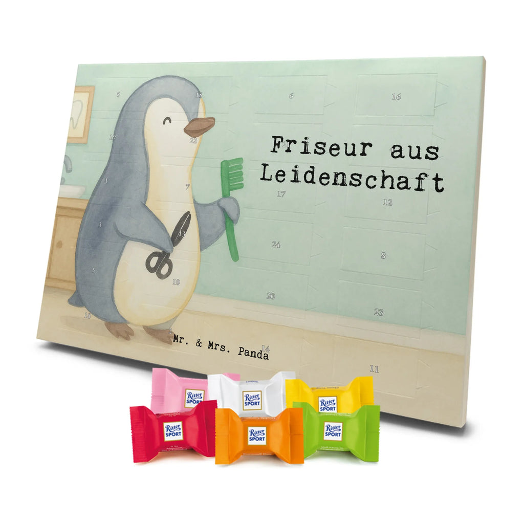 Chocolate advent calendar Hairdresser Passion Design gift, promotion, anniversary, retirement, sayings, job start, gift idea, best, farewell gift, profession, passing exam