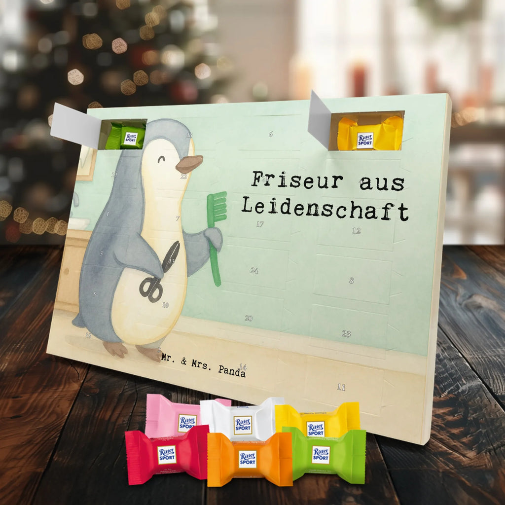 Chocolate advent calendar Hairdresser Passion Design gift, promotion, anniversary, retirement, sayings, job start, gift idea, best, farewell gift, profession, passing exam