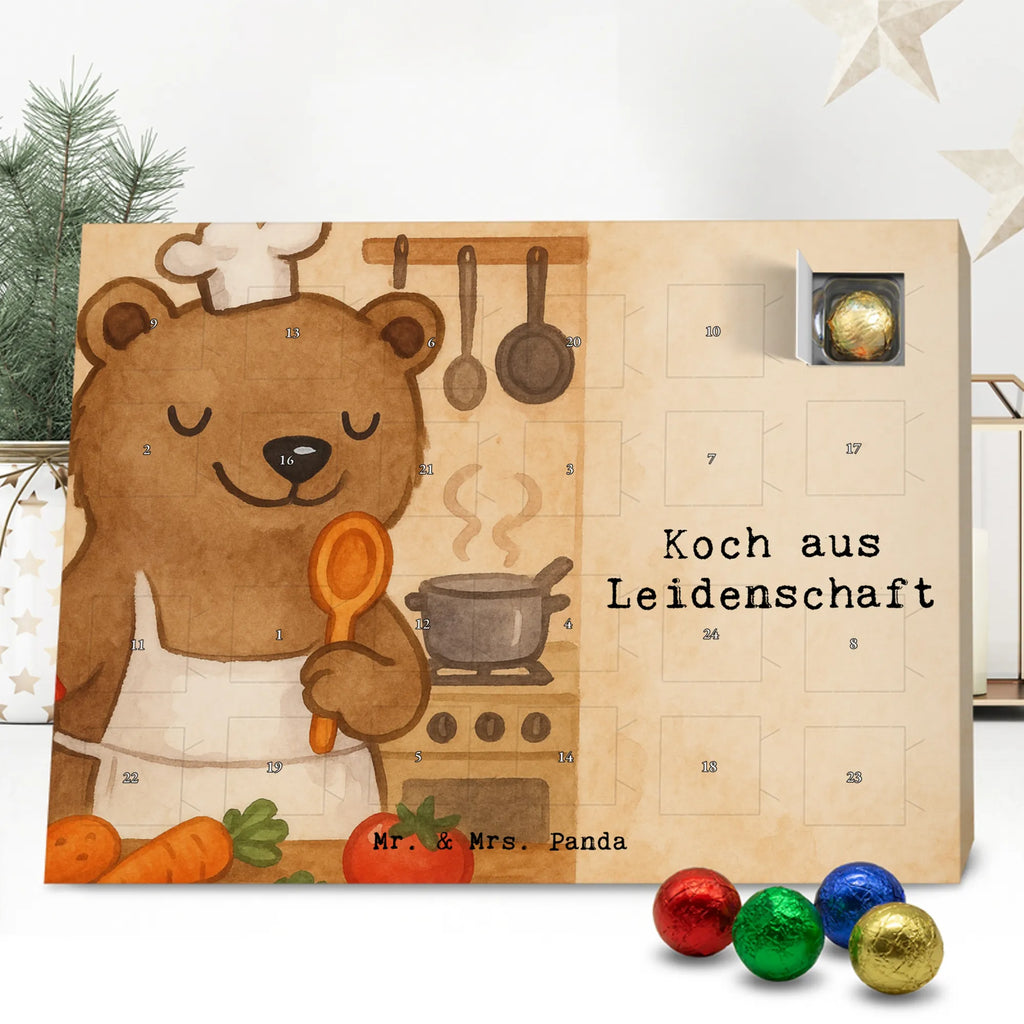 Chocolate advent calendar Cook Passion Design gift, promotion, anniversary, retirement, sayings, job start, gift idea, best, farewell gift, profession, passing exam