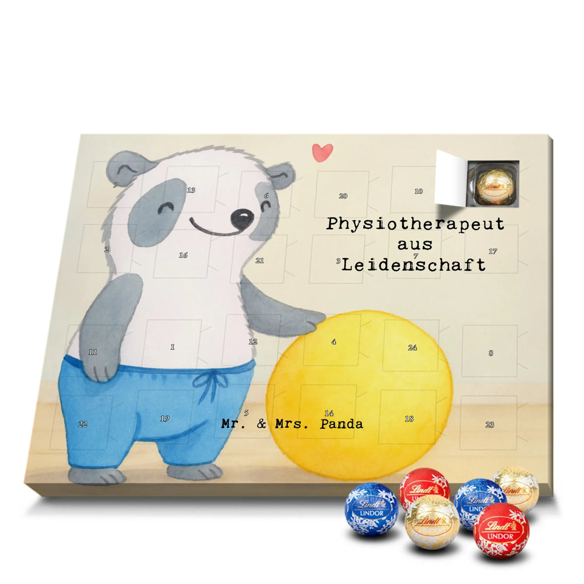 Chocolate advent calendar Physiotherapist Passion Design gift, sayings, gift idea, best, farewell gift, passing exam, anniversary, retirement, promotion, job start, profession