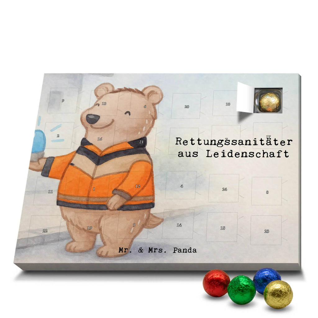 Chocolate advent calendar Paramedic Passion Design gift, promotion, anniversary, retirement, sayings, job start, gift idea, best, farewell gift, profession, passing exam