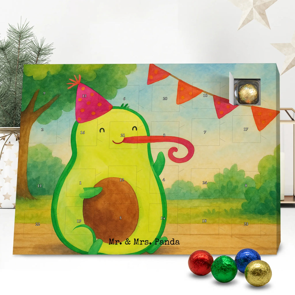 Chocolate advent calendar avocado Birthday Design vegetables