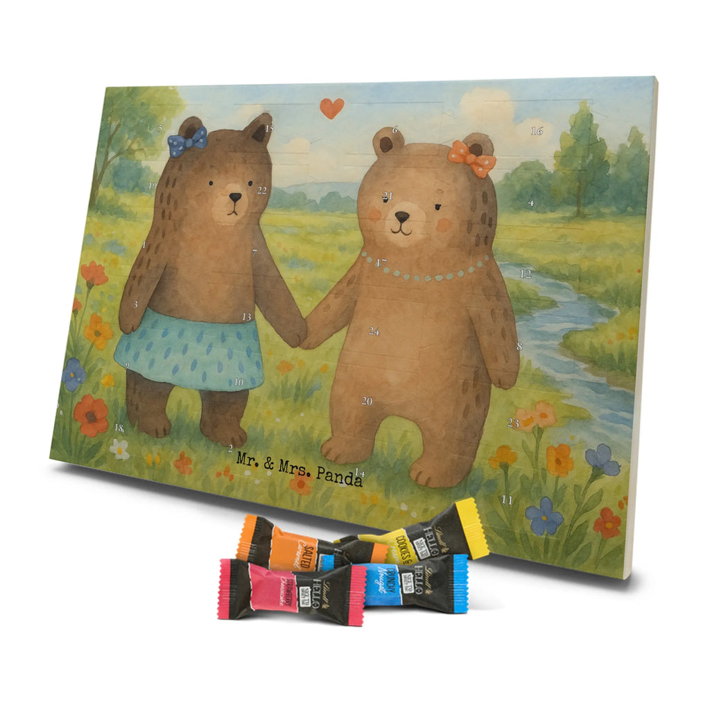 Chocolate advent calendar bear Girlfriend Design teddy bear, cuddly toy, bear girlfriend best friend love proof of love loves buddy buddy