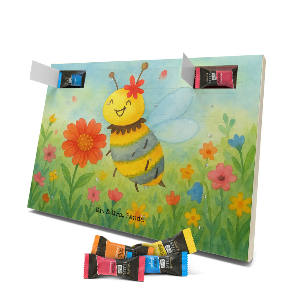 Chocolate advent calendar bee flower Design wasp, bumblebee