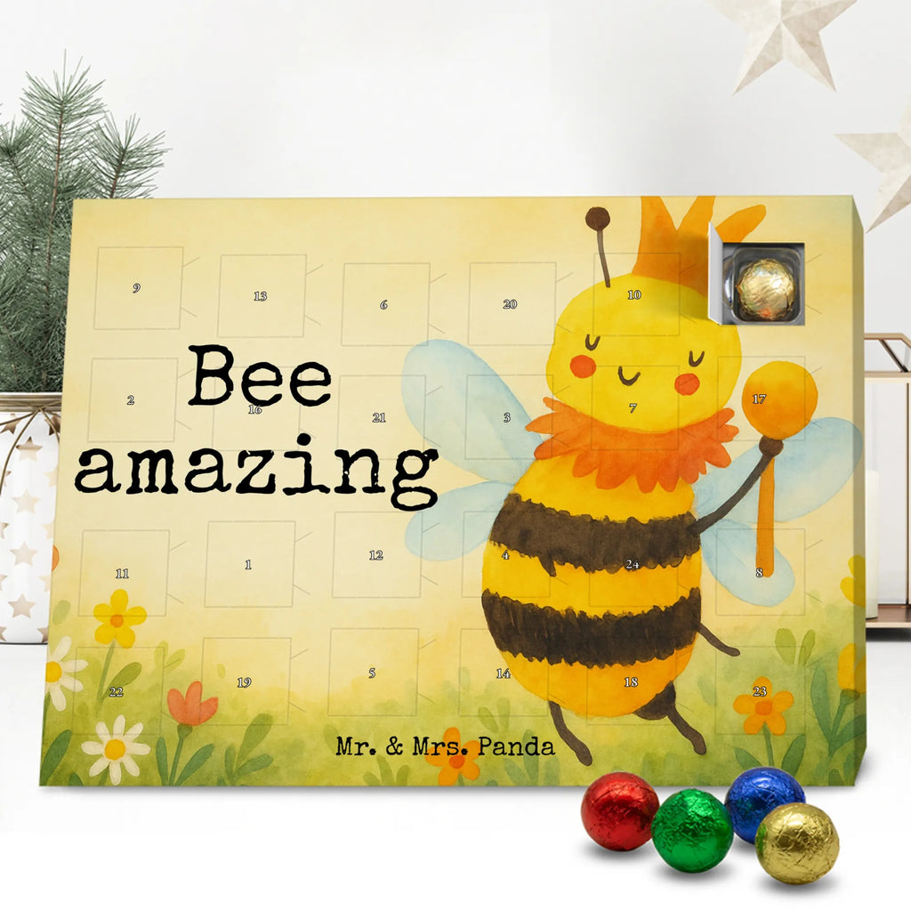 Chocolate advent calendar bee king Design wasp, bumblebee
