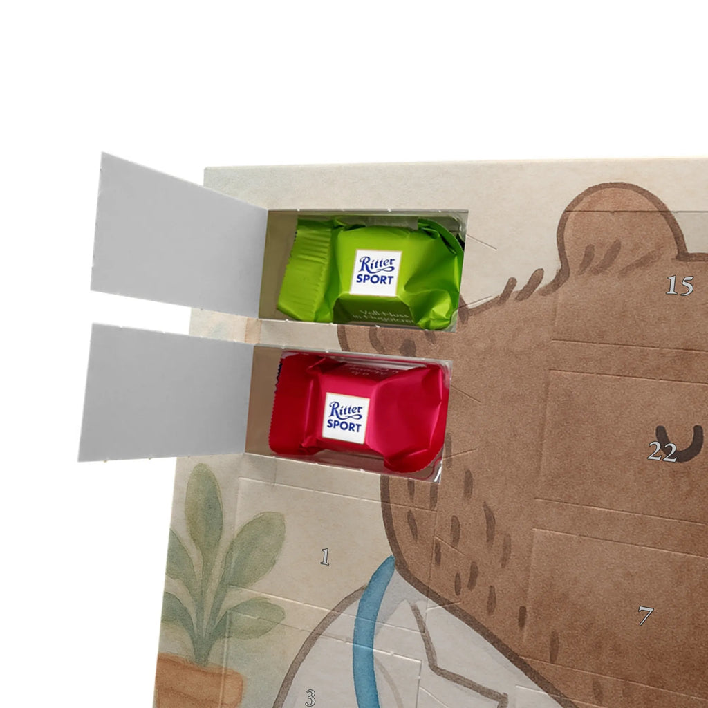 Chocolate advent calendar Doctor Passion Design gift, promotion, anniversary, retirement, sayings, job start, gift idea, best, farewell gift, profession, passing exam