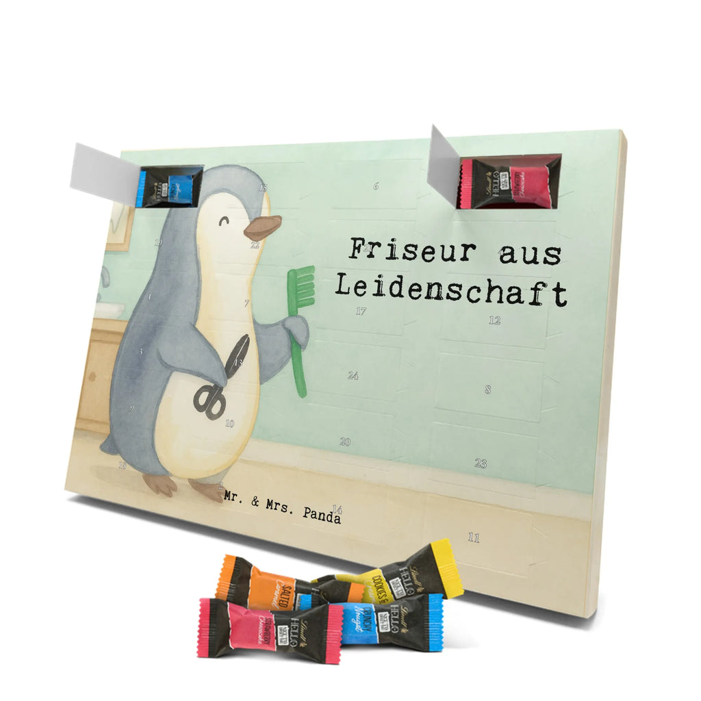 Chocolate advent calendar Hairdresser Passion Design gift, promotion, anniversary, retirement, sayings, job start, gift idea, best, farewell gift, profession, passing exam