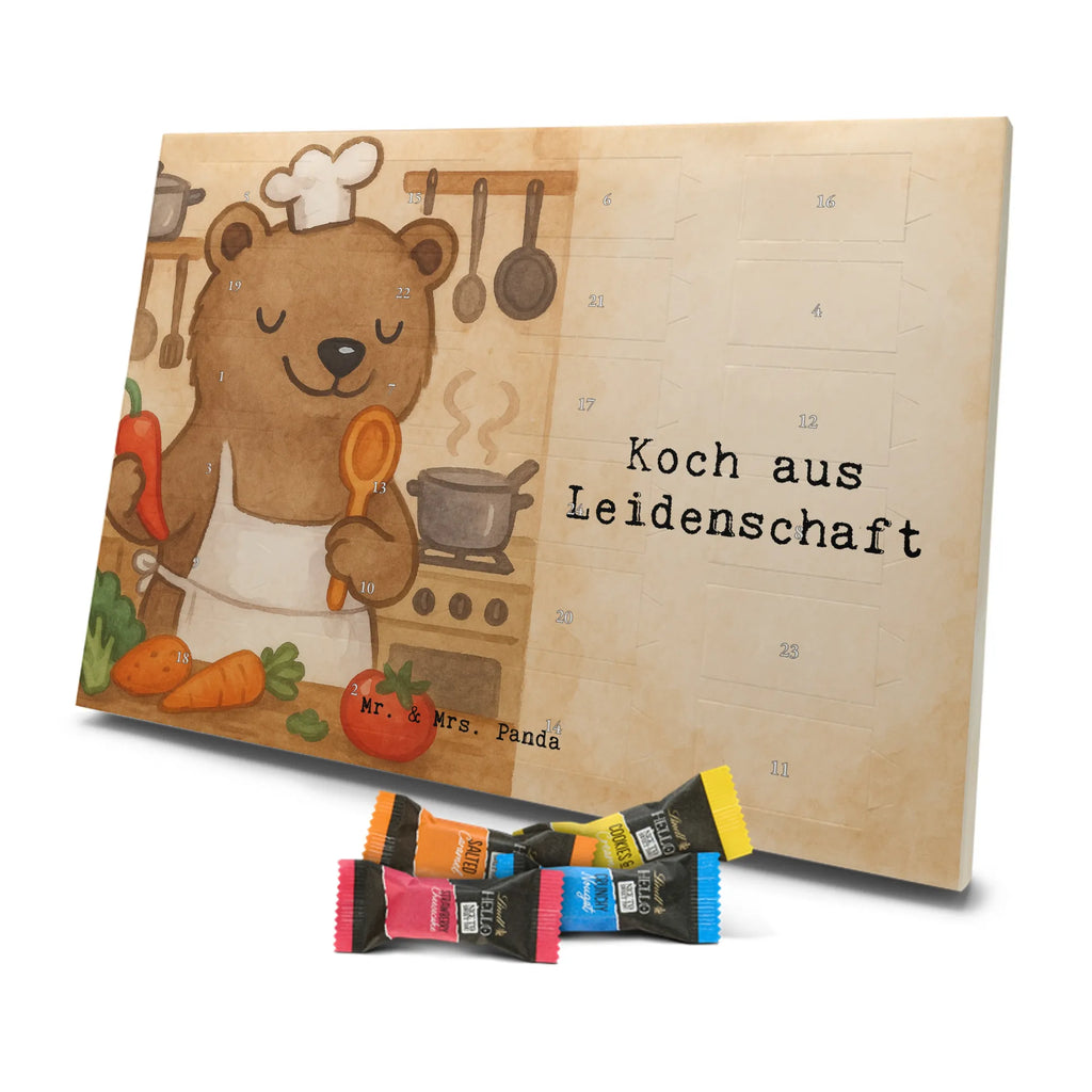 Chocolate advent calendar Cook Passion Design gift, promotion, anniversary, retirement, sayings, job start, gift idea, best, farewell gift, profession, passing exam