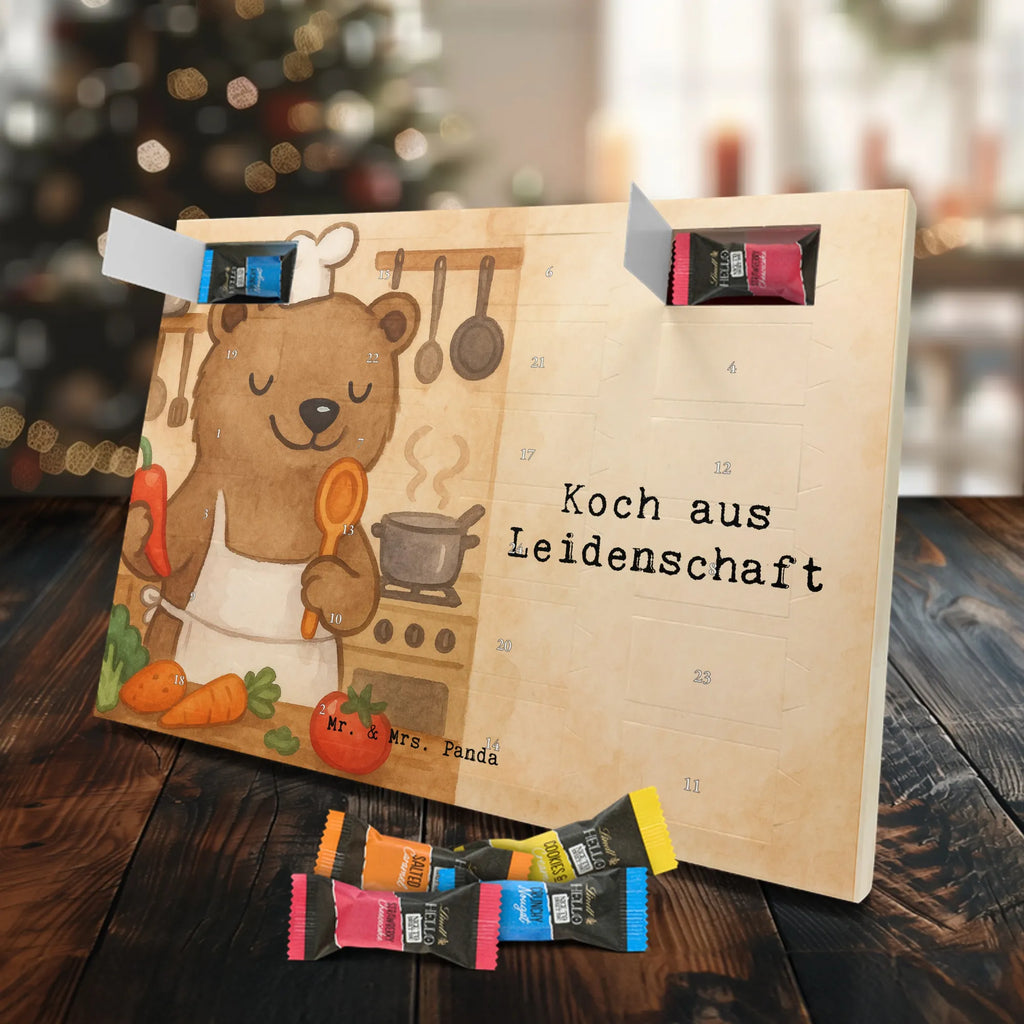 Chocolate advent calendar Cook Passion Design gift, promotion, anniversary, retirement, sayings, job start, gift idea, best, farewell gift, profession, passing exam