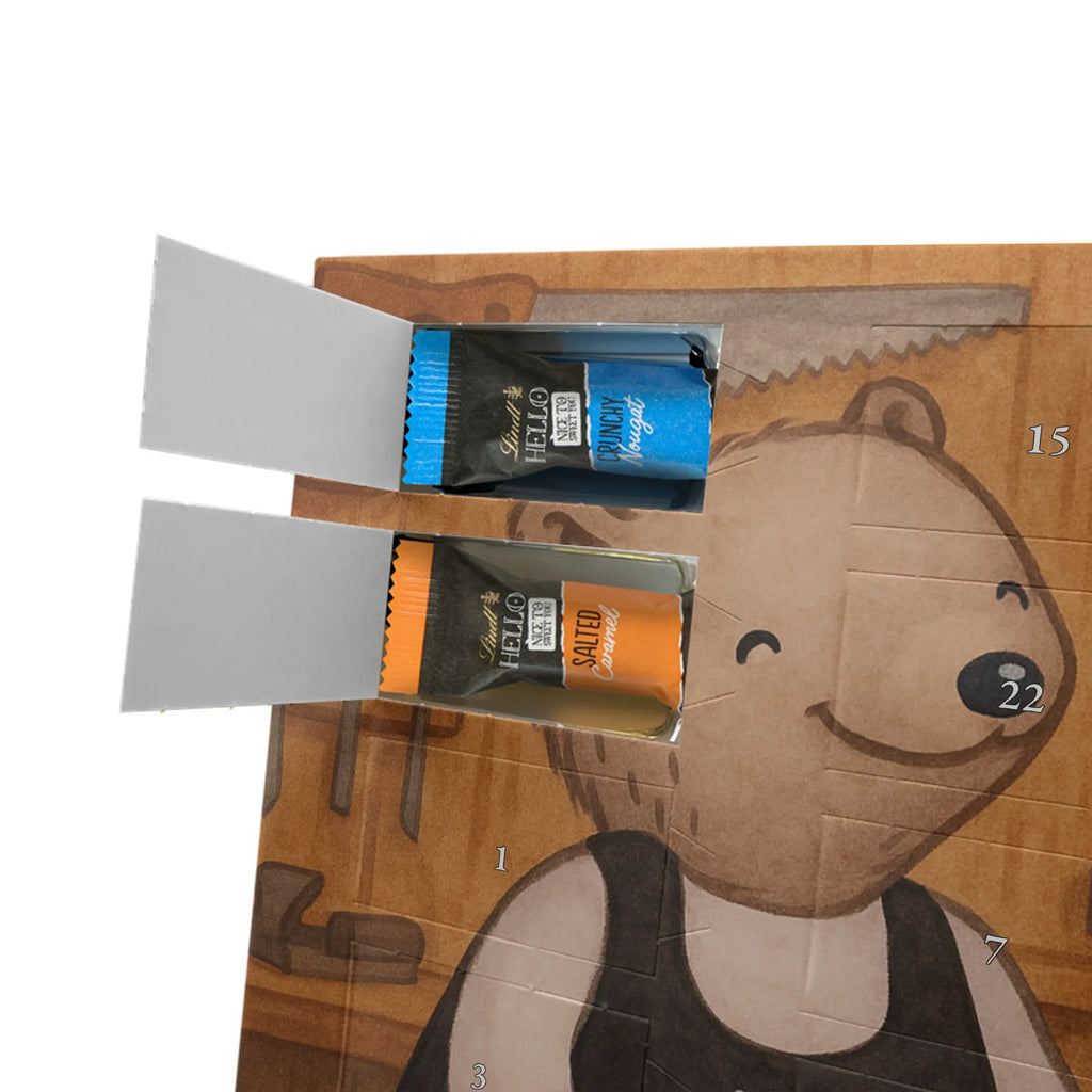 Chocolate advent calendar Carpenter Passion Design gift, promotion, anniversary, retirement, sayings, job start, gift idea, best, farewell gift, profession, passing exam