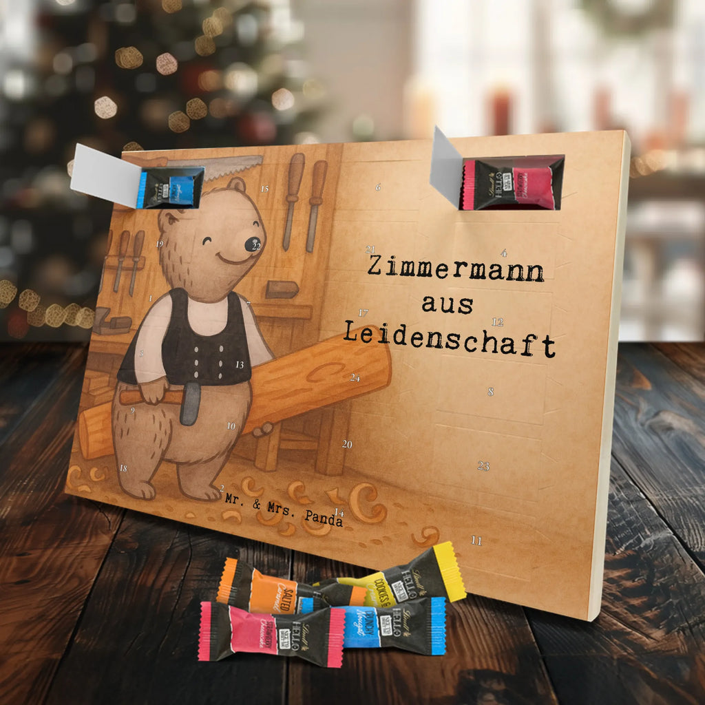 Chocolate advent calendar Carpenter Passion Design gift, promotion, anniversary, retirement, sayings, job start, gift idea, best, farewell gift, profession, passing exam