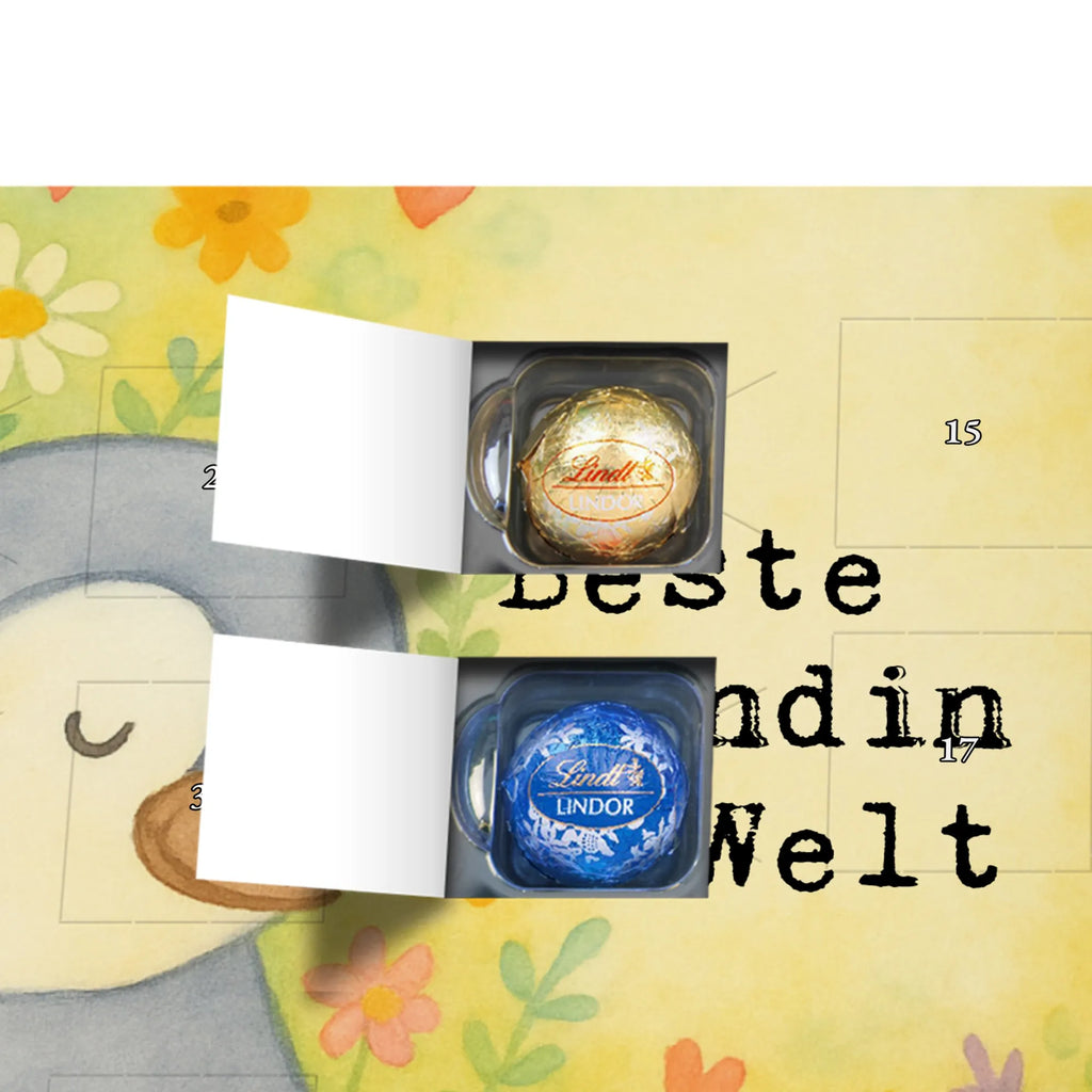 Chocolate advent calendar penguin Best girlfriend in the world Design thank you, birthday, gift idea, birthday present, gift tip, make you happy, giving, for, gift, best, Girlfriend, friendship. Dearest, girlfriends, wife, anniversary, best friend, saying