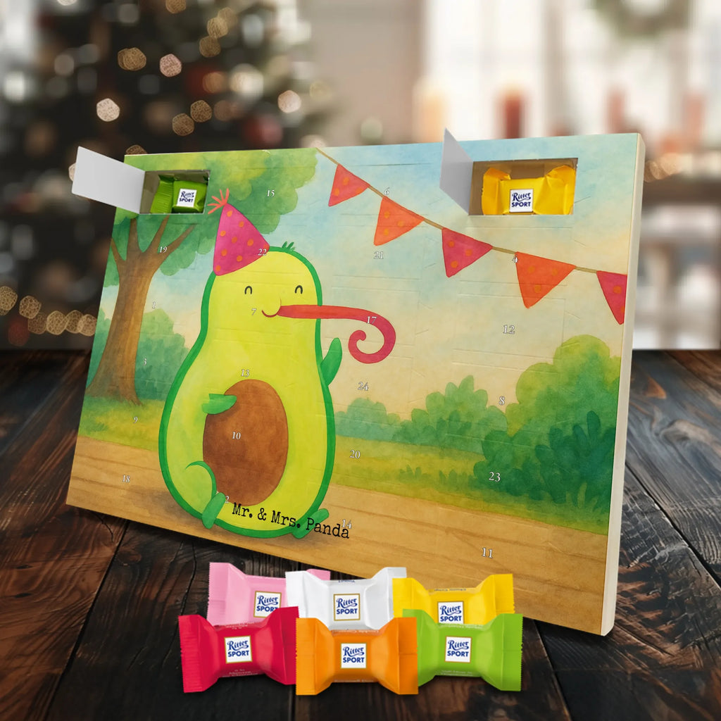 Chocolate advent calendar avocado Birthday Design vegetables