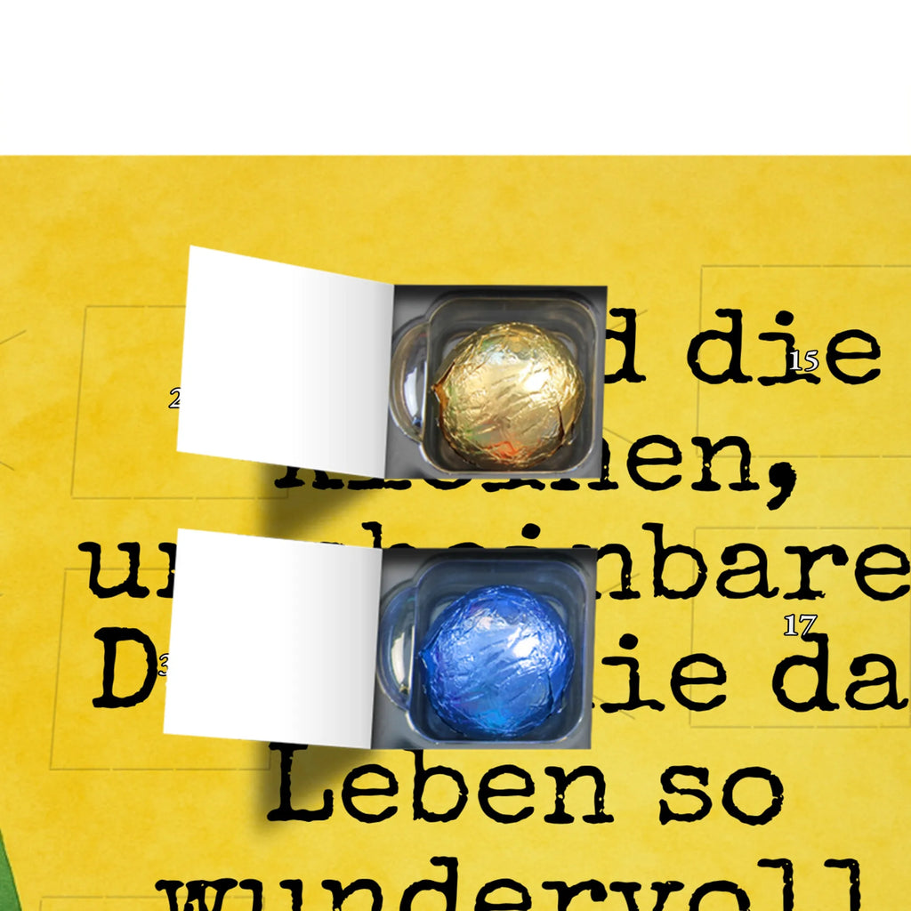 Chocolate advent calendar avocado core Design vegetables, saying life, avocado seed, seed, plant