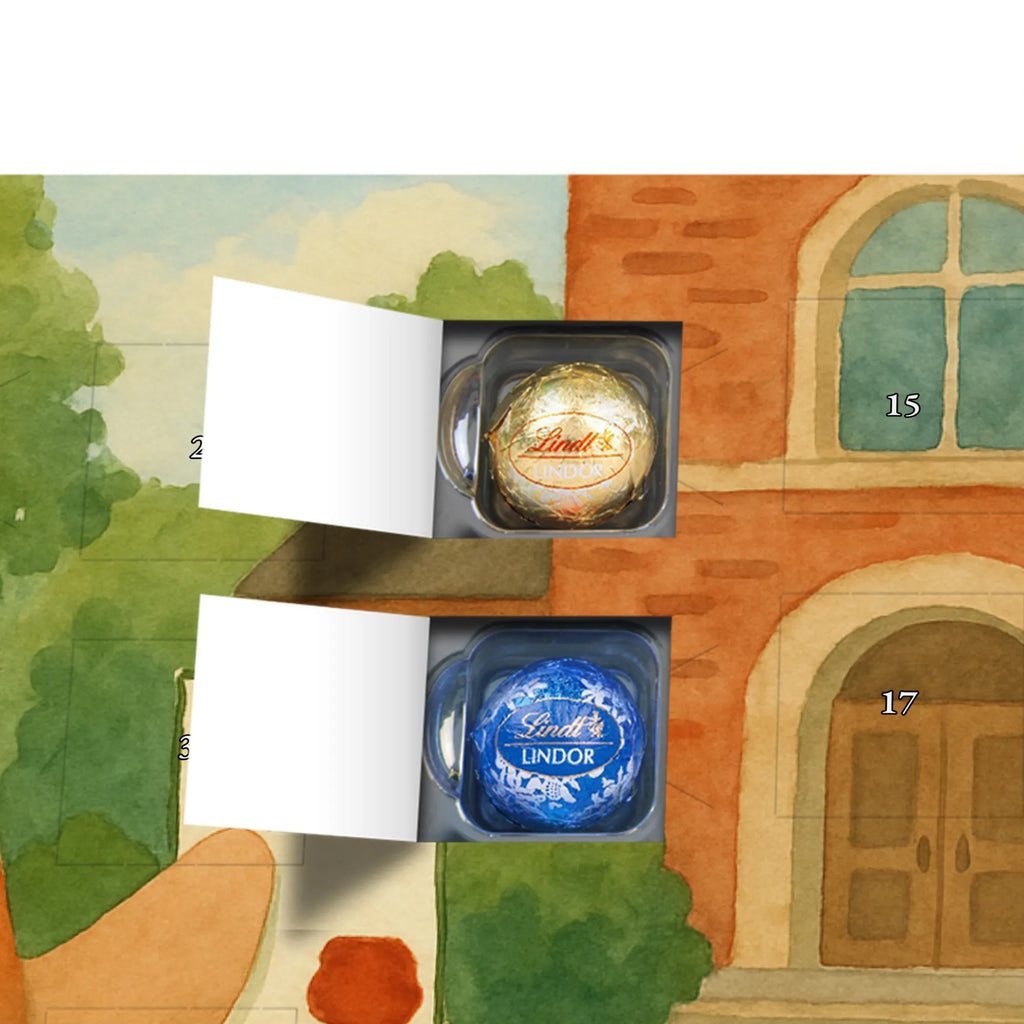 Chocolate advent calendar bear Test Design teddy bear, cuddly toy, diploma, degree, certificate, examinations, examination passed