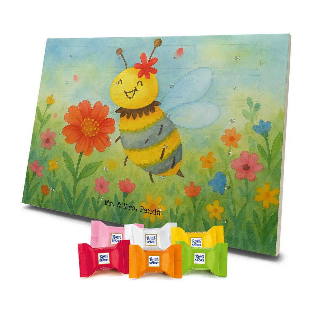 Chocolate advent calendar bee flower Design wasp, bumblebee