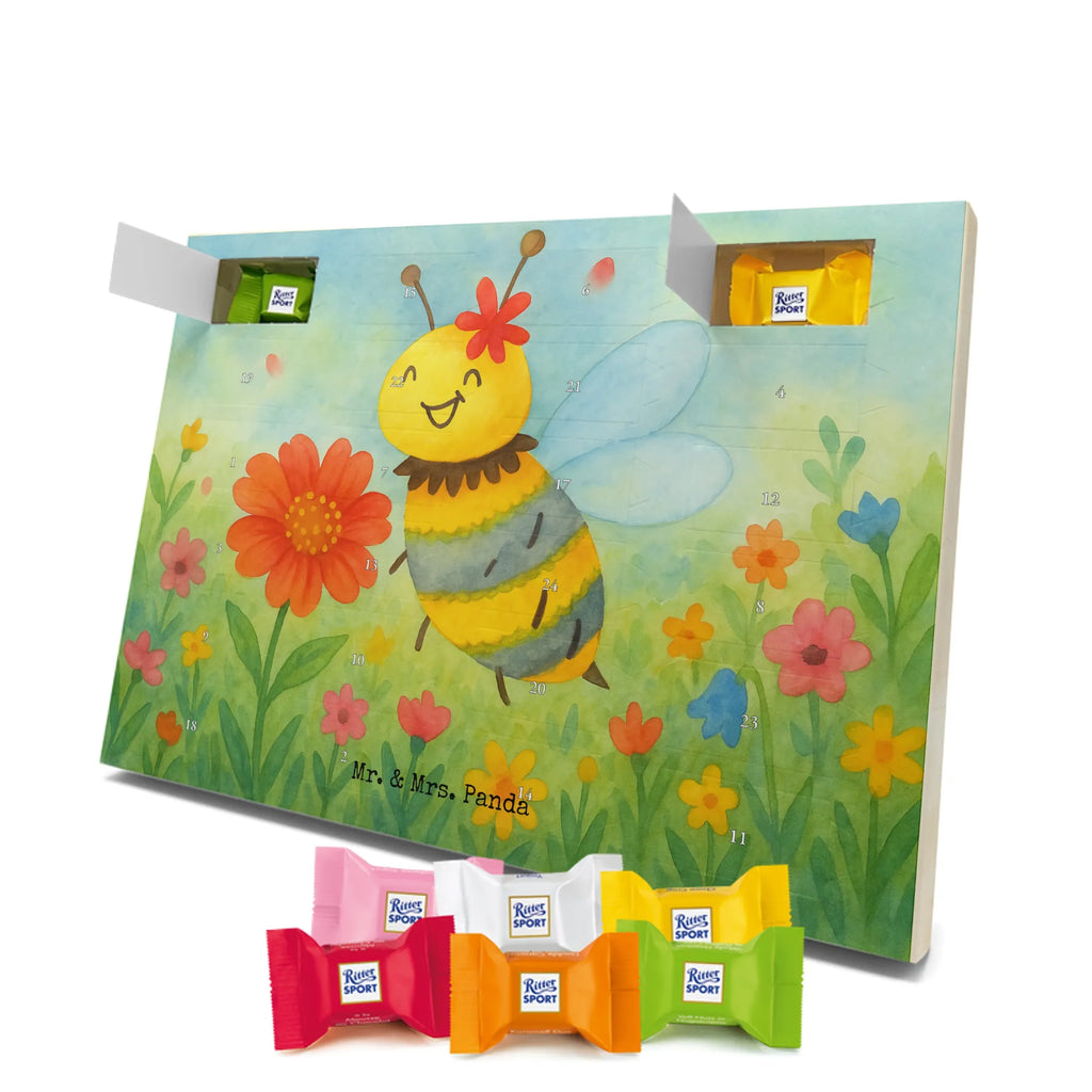 Chocolate advent calendar bee flower Design wasp, bumblebee