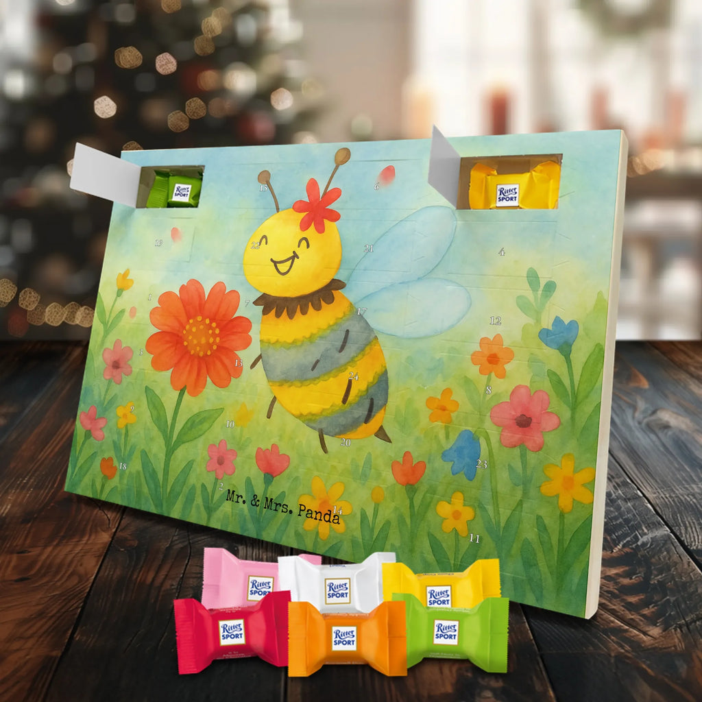 Chocolate advent calendar bee flower Design wasp, bumblebee