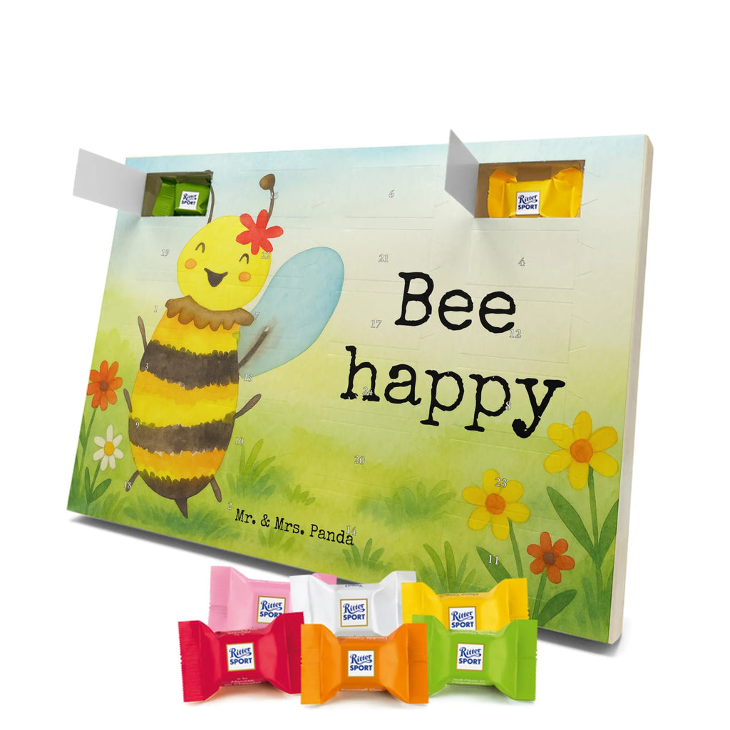 Chocolate advent calendar bee happy Design wasp, bumblebee