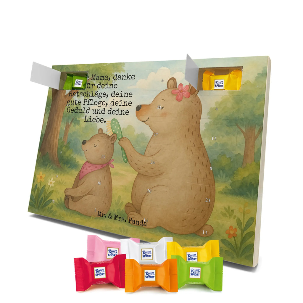 Chocolate advent calendar bear child Design Father's Day, Mother's Day, Gift