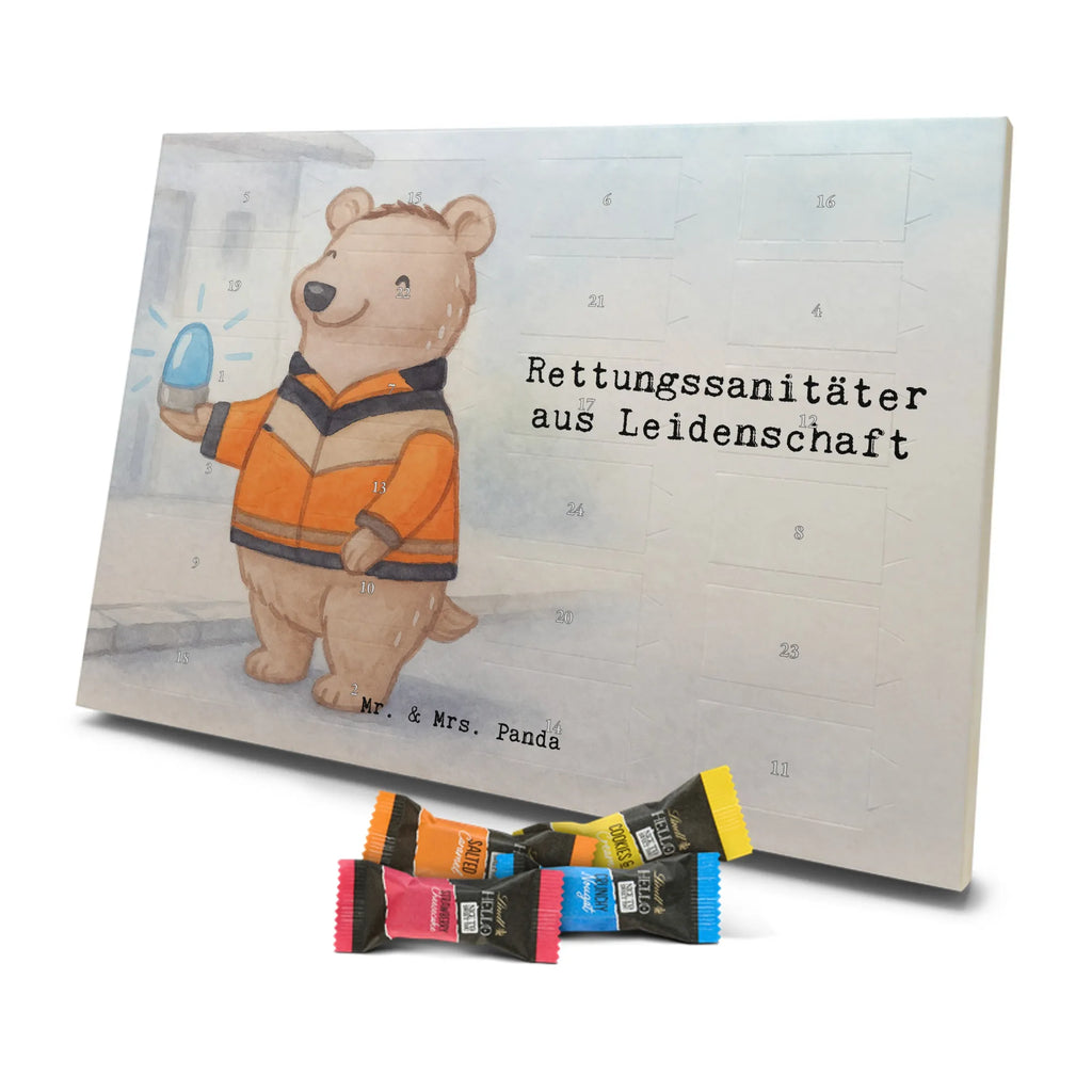 Chocolate advent calendar Paramedic Passion Design gift, promotion, anniversary, retirement, sayings, job start, gift idea, best, farewell gift, profession, passing exam