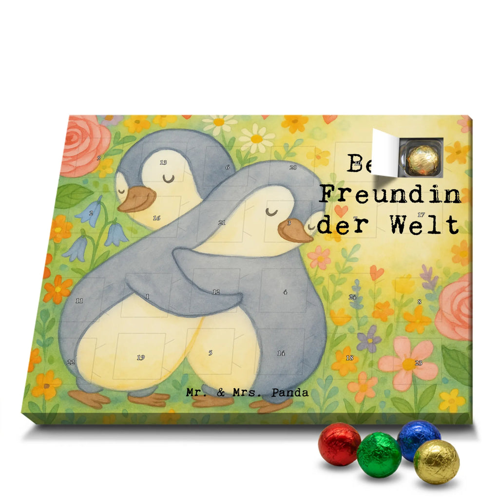 Chocolate advent calendar penguin Best girlfriend in the world Design thank you, birthday, gift idea, birthday present, gift tip, make you happy, giving, for, gift, best, Girlfriend, friendship. Dearest, girlfriends, wife, anniversary, best friend, saying