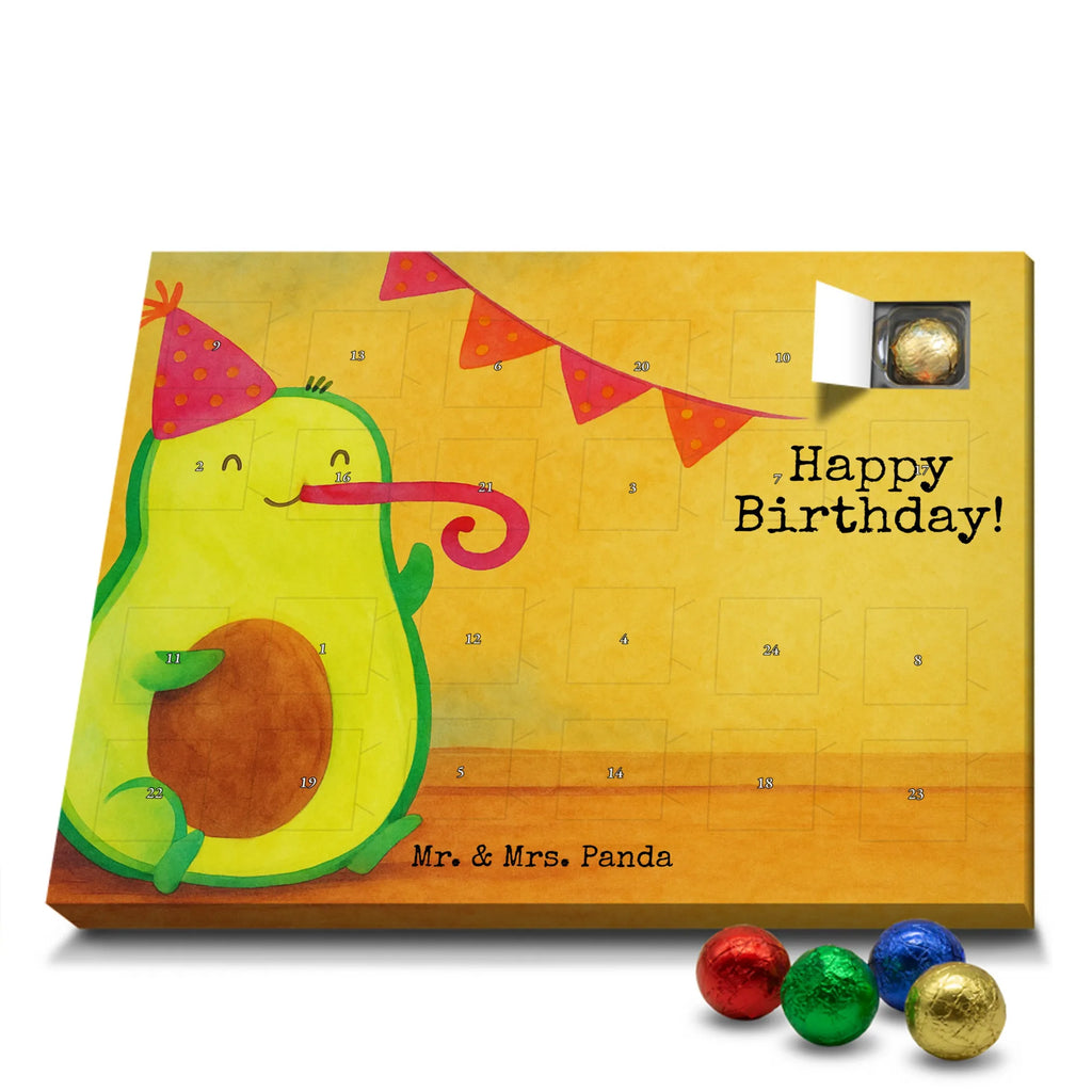 Chocolate advent calendar avocado Birthday Design vegetables