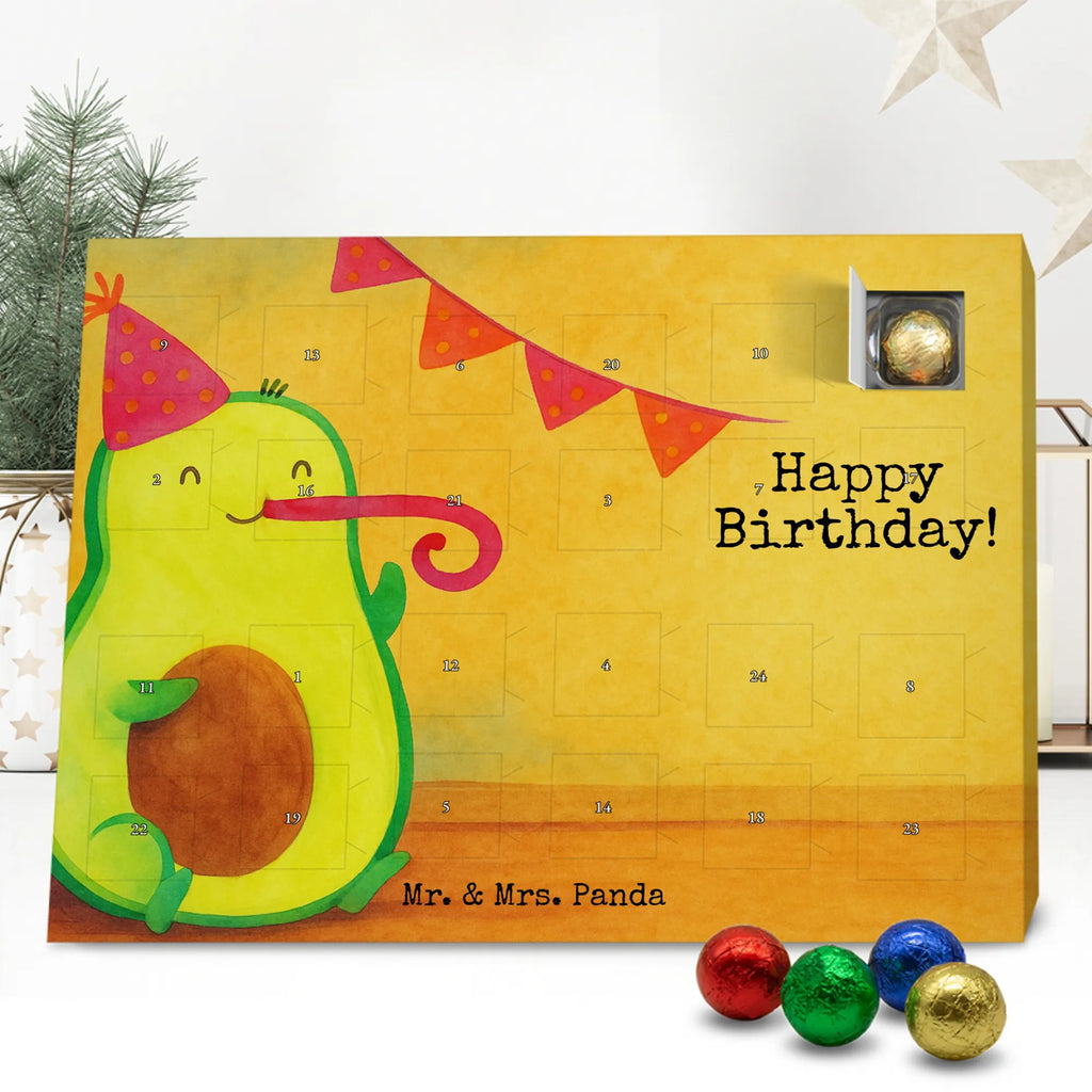 Chocolate advent calendar avocado Birthday Design vegetables