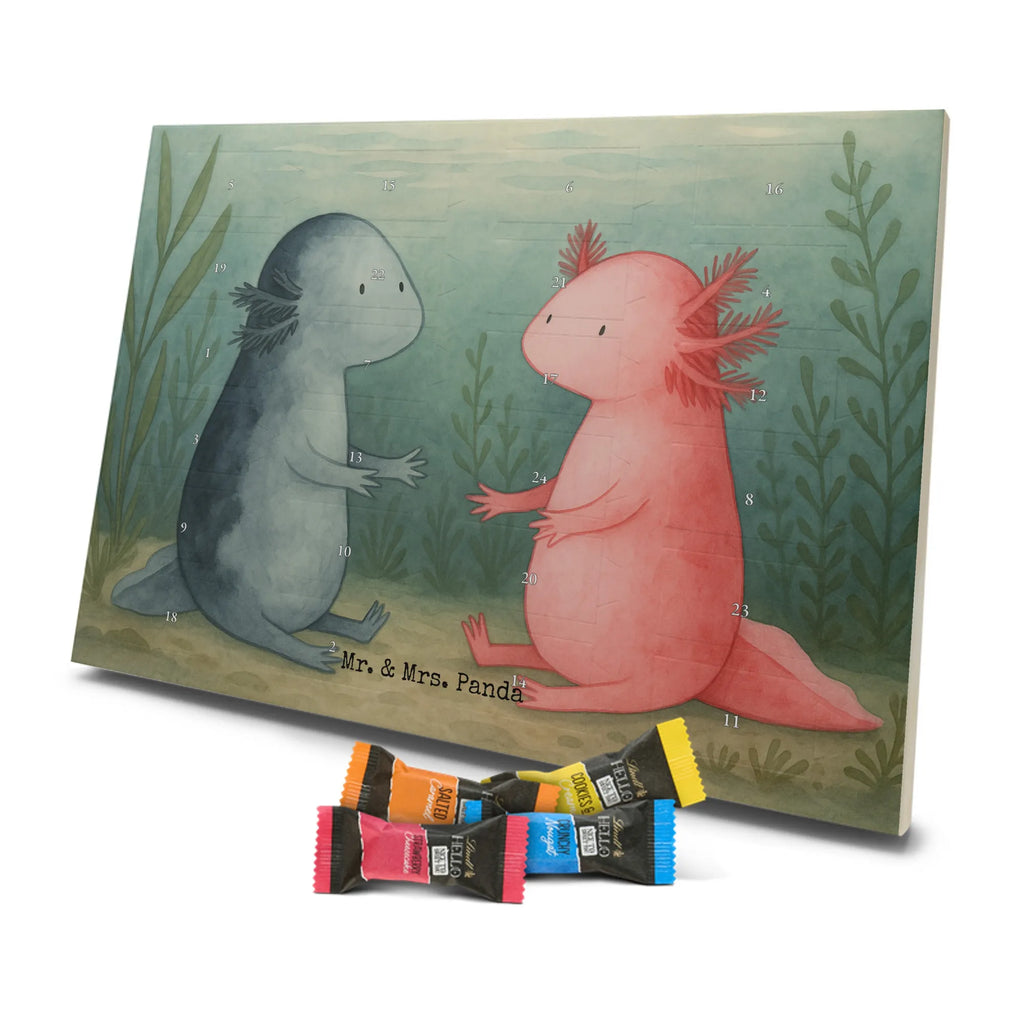 Chocolate advent calendar axolotl Love Design Axelotl, marine animals, Mexican walking fish, salamander, friend, great love, tail, anniversary, proof of love, fiancé, valentine's day, amphibian, husband