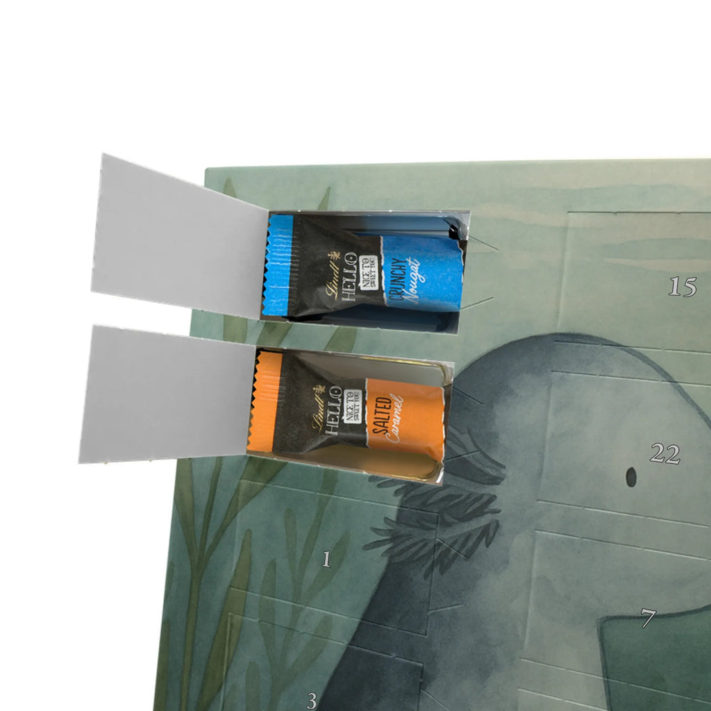 Chocolate advent calendar axolotl Love Design Axelotl, marine animals, Mexican walking fish, salamander, friend, great love, tail, anniversary, proof of love, fiancé, valentine's day, amphibian, husband