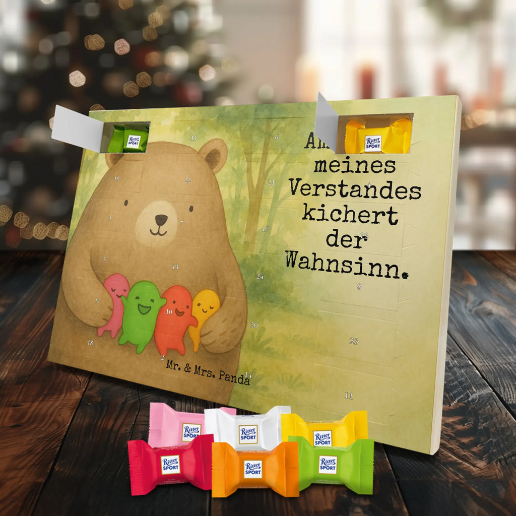 Chocolate advent calendar bear Feeling Design teddy bear, cuddly toy, Madness
